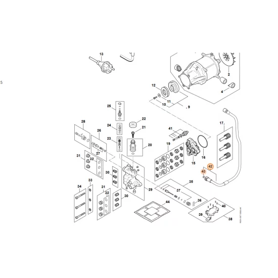 Stihl  Wąż wysokociśnieniowy RE01 670 0801